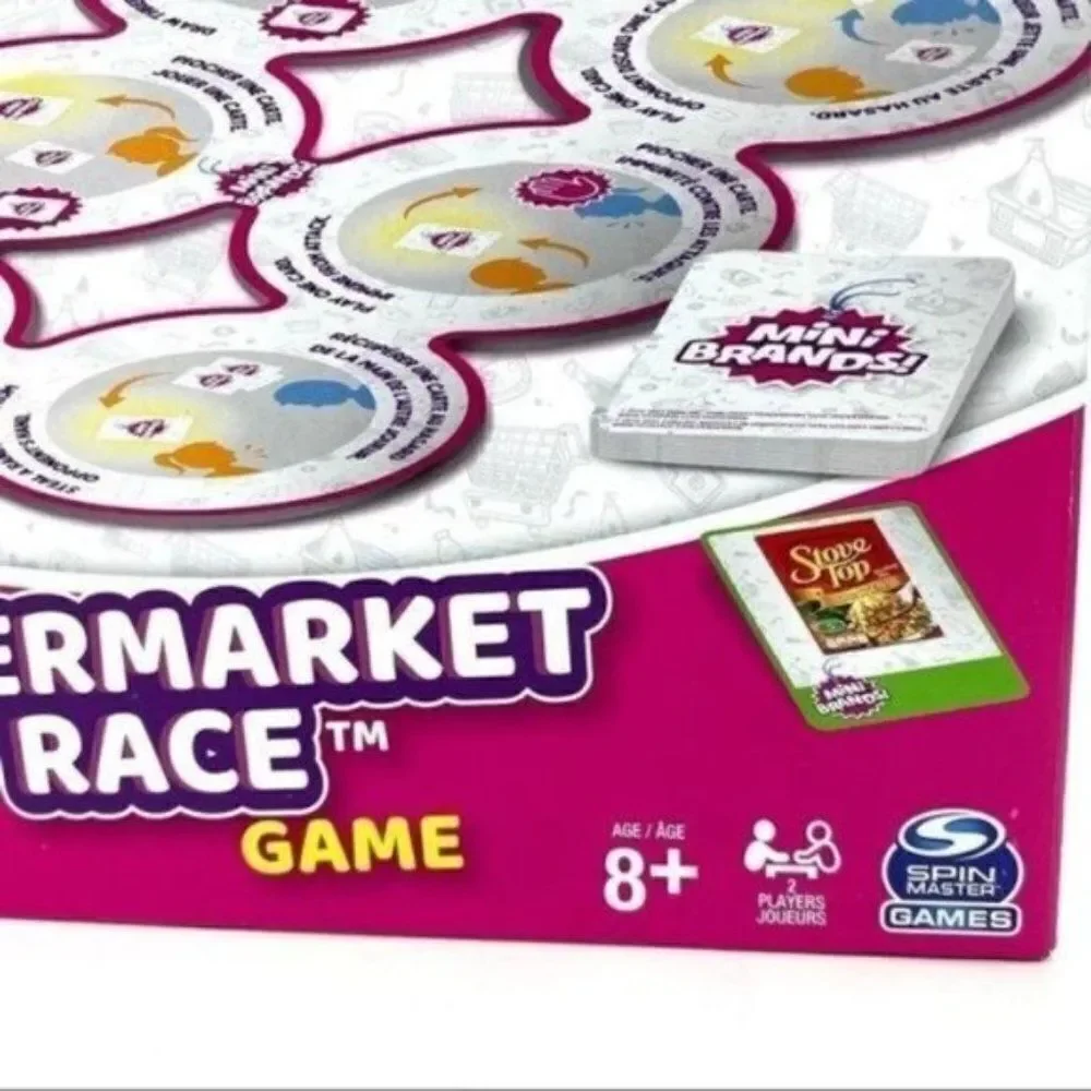 5 Surprise Mini Brands Supermarket Race Game NEW